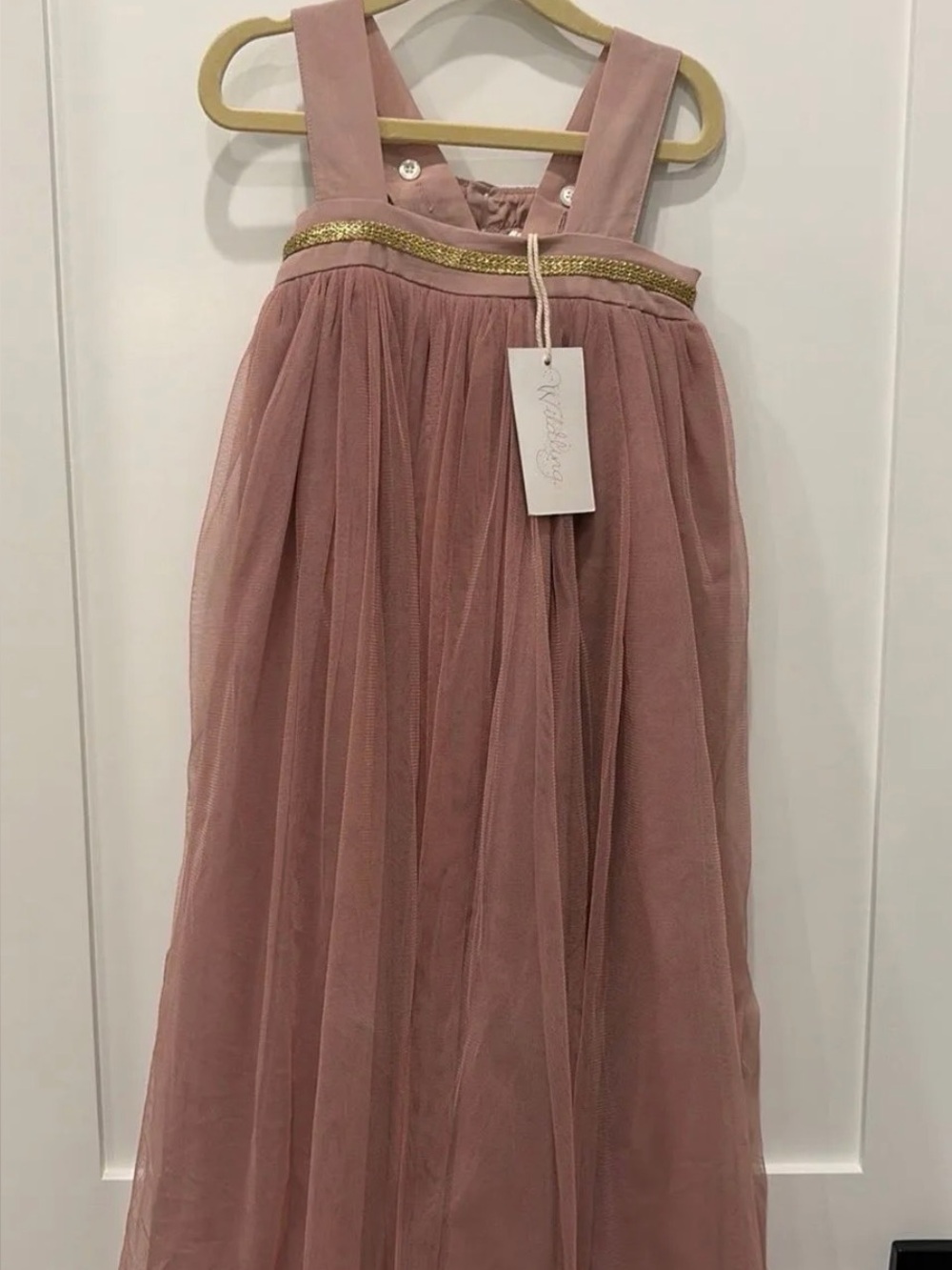 Wildling by Well Dressed Wolf Mauve Josephine Maxi Dress Tulle NWT